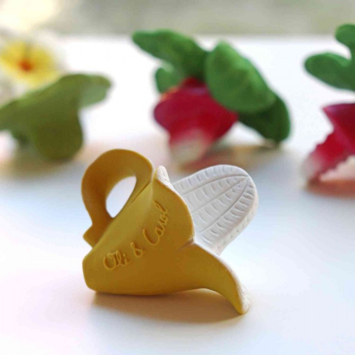 Jucarie de dentitie din cauciuc natural mini - Anita the Bananita - Oli & Carol