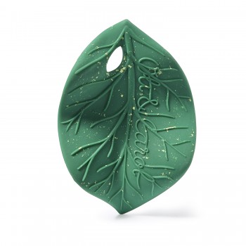 Jucarie de dentitie din cauciuc natural - Chlorophyll Leaf - Oli & Carol Jucarie de dentitie din cauciuc natural - Chlorophyll Leaf - Oli & Carol