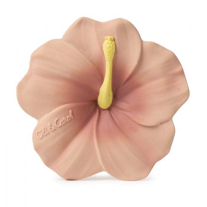 Jucarie de dentitie din cauciuc natural - Iris the Hibiscus - Oli & Carol
