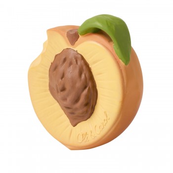 Jucarie de dentitie din cauciuc natural - Palm Peach - Oli & Carol Jucarie de dentitie din cauciuc natural - Palm Peach - Oli & Carol