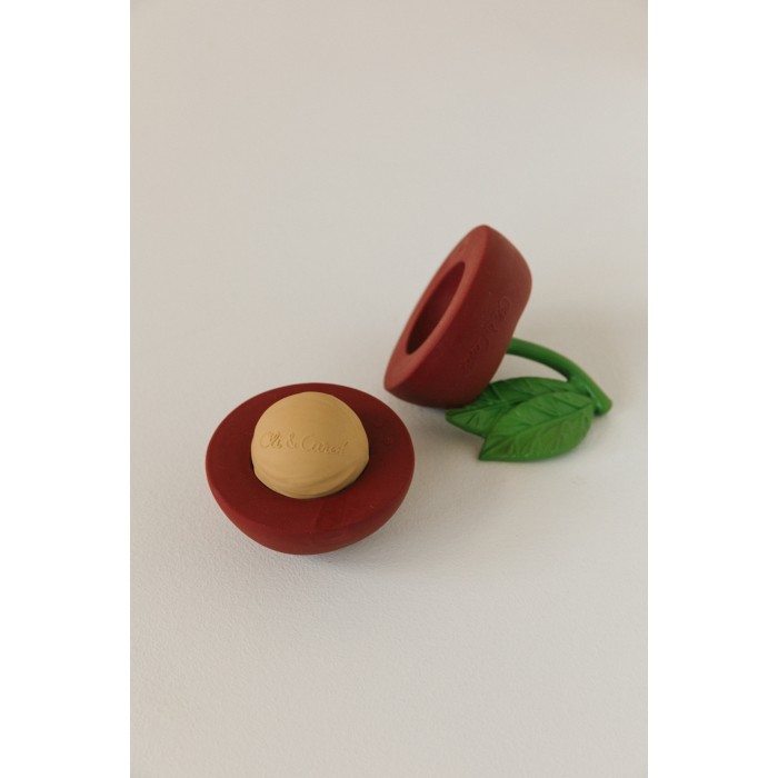 Jucarie stivuibila din cauciuc natural - Merry the Cherry - Oli & Carol