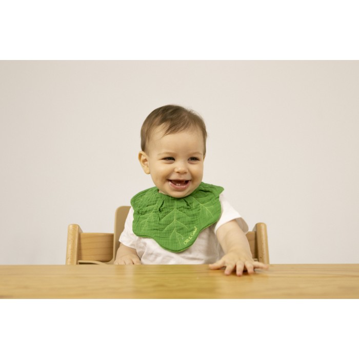 Baveta bandana din bumbac organic - Kendall The Kale  - Oli & Carol