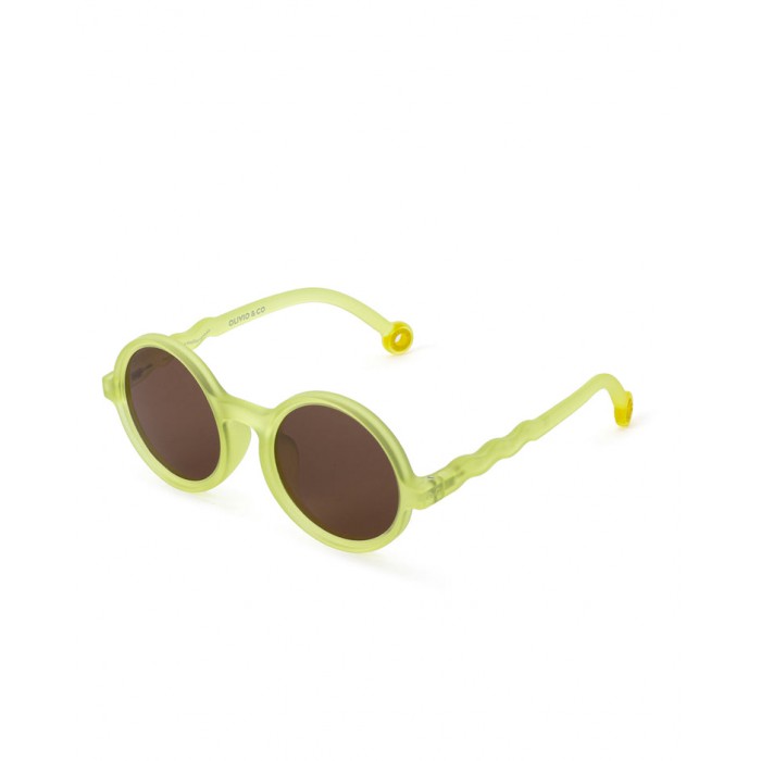 Ochelari de soare cu lentile polarizate - 3-5 ani - Citrus Garden - Lime Green - Olivio & Co