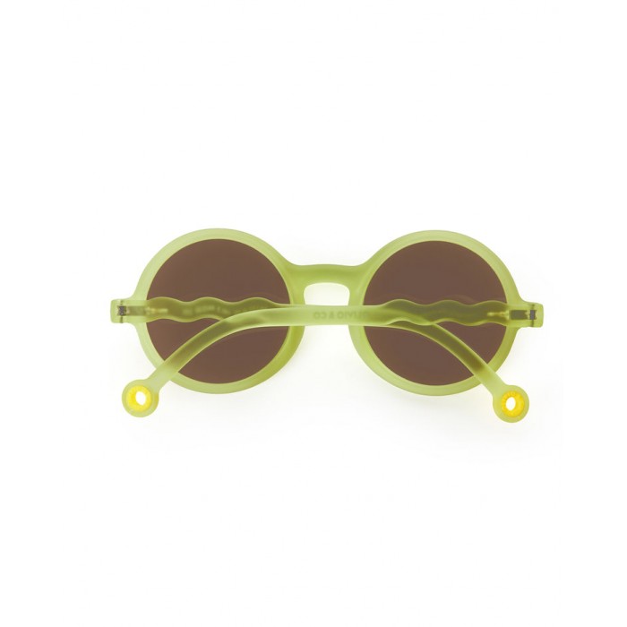 Ochelari de soare cu lentile polarizate - 3-5 ani - Citrus Garden - Lime Green - Olivio & Co