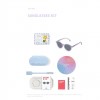 Ochelari de soare cu lentile polarizate - 5-12 ani - Coral Reef - Purple Coral - Olivio&Co