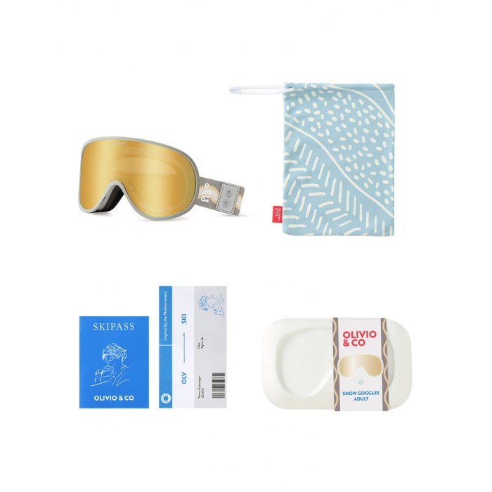 Ochelari pentru SKI - 12 ani + - Polar Gray - Olivio&Co