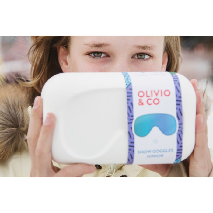 Ochelari pentru SKI - 12 ani + - Snowflake Pink - Olivio&Co