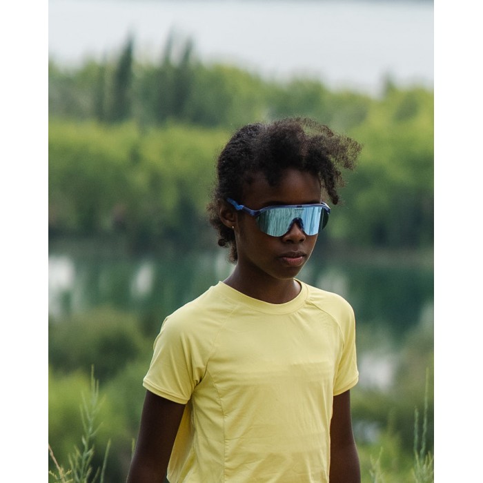 Ochelari de soare cu lentile polarizate - 5-12 ani -  Half Rim Sports - Azure Blue - Olivio&Co