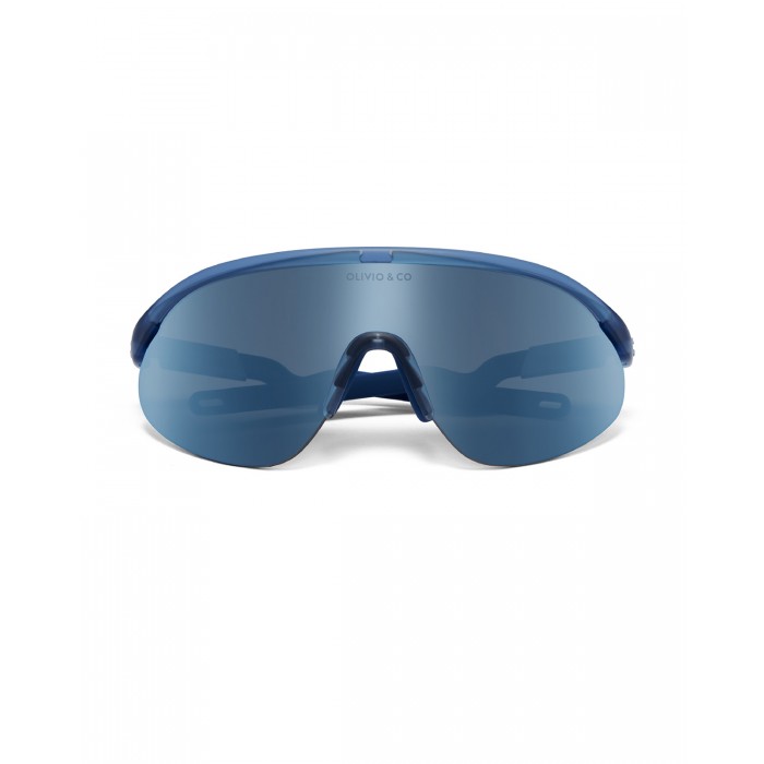 Ochelari de soare cu lentile polarizate - 5-12 ani -  Half Rim Sports - Azure Blue - Olivio&Co