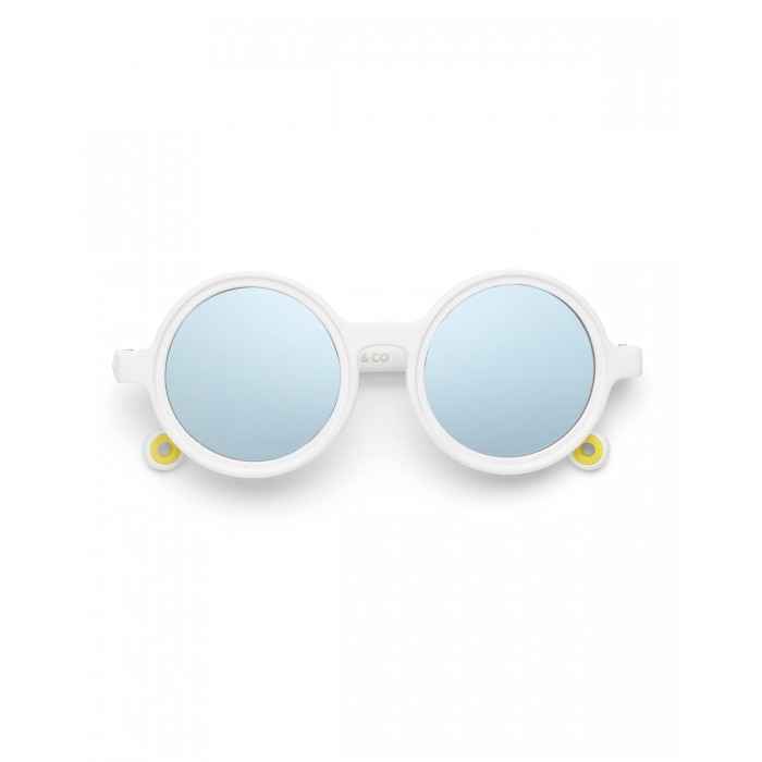 Ochelari de soare cu lentile polarizate - 18-36 luni - Clasic - SHARK WHITE - Olivio & Co