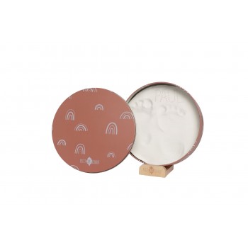 Cutie cu kit amprenta pentru bebelusi - Rainbow Terracotta - Petit Artichaut Cutie cu kit amprenta pentru bebelusi - Rainbow Terracotta - Petit Artichaut