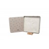 Cutie cu kit amprenta pentru bebelusi Square - PRETTY HEARTS - Petit Artichaut