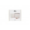 Cutie cu kit amprenta pentru bebelusi Square - PRETTY HEARTS - Petit Artichaut