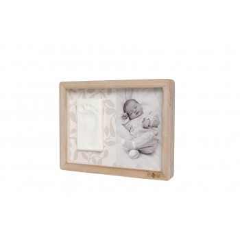 Rama cu kit amprenta pentru bebelusi - Classic Frame - Ivy Grey - Petit Artichaut Rama cu kit amprenta pentru bebelusi - Classic Frame - Ivy Grey - Petit Artichaut