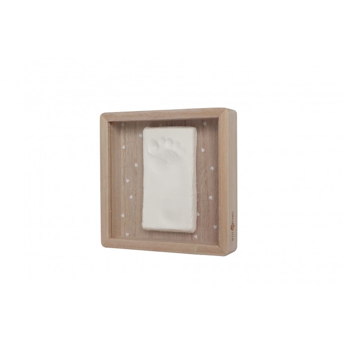 Rama din lemn cu Kit amprenta - PRINT BOX - PRETTY HEARTS - Petit Artichaut