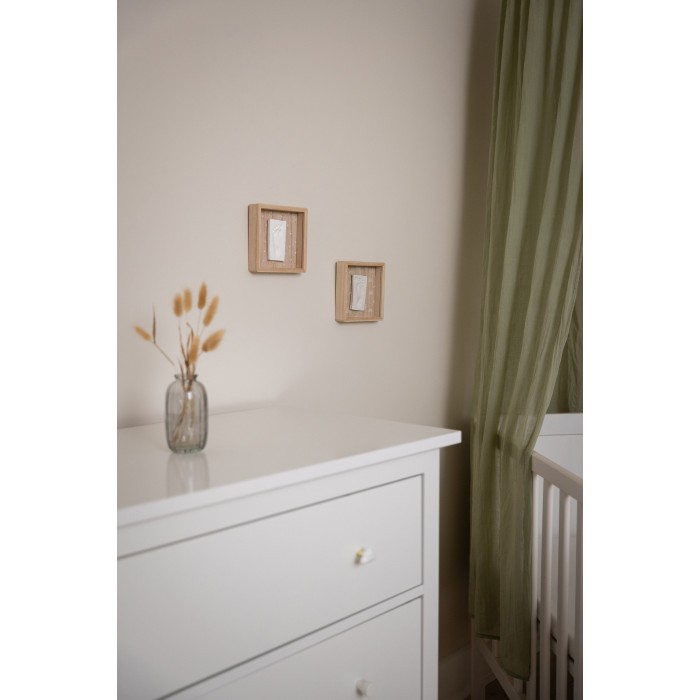 Rama din lemn cu Kit amprenta - PRINT BOX - PRETTY HEARTS - Petit Artichaut