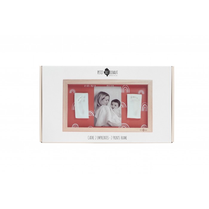 Rama foto cu Kit amprenta dublu - Rainbow Terracotta - Petit Artichaut