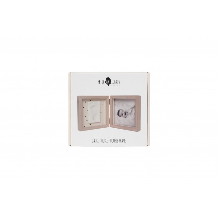 Rama dubla cu Kit amprenta - PRETTY HEARTS - Petit Artichaut