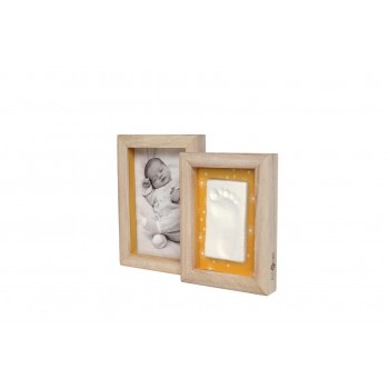 Rama duo cu Kit amprenta - Daisy Ochre - Petit Artichaut Rama duo cu Kit amprenta - Daisy Ochre - Petit Artichaut