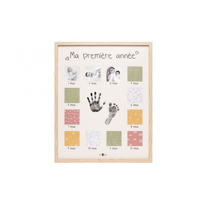Rama tablou cu kit amprenta - My First Year - Petit Artichaut