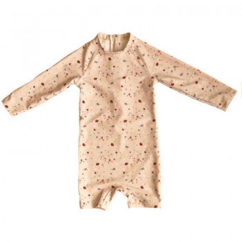 Costum de baie pentru copii cu protectie UV 50+ - Mio - Flower Bird - Petú Petú