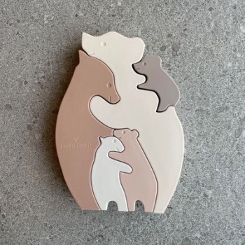 Puzzle din silicon Bear - Lucca - Rose Mix - Petú Petú Puzzle din silicon Bear - Lucca - Rose Mix - Petú Petú