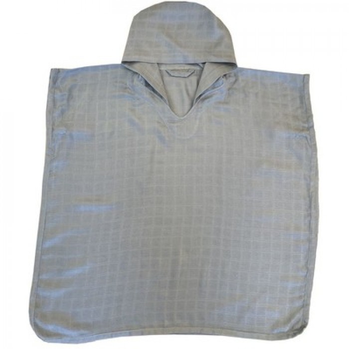 Poncho din bambus - Mason - Dusty Blue - Petú Petú