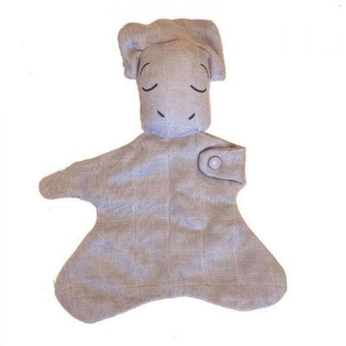 Jucarie paturica din bumbac organic pentru nou-nascuti - Rosie - Dinozaur - Rose - Petú Petú