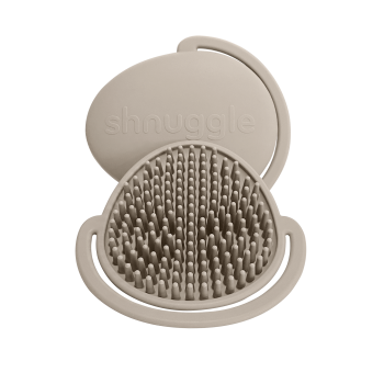 Perie pentru bebelusi - Taupe - Shnuggle Perie pentru bebelusi - Taupe - Shnuggle