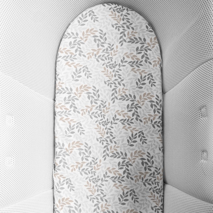 Cearsaf elastic pentru patutul portabil Moses - 2 bucati - Leaf - Shnuggle