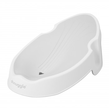 Suport ergonomic pentru baie nou nascut  - White/Grey - Shnuggle Suport ergonomic pentru baie nou nascut  - White/Grey - Shnuggle