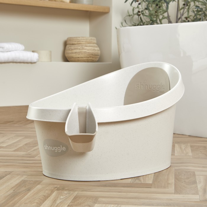 Recipient pentru clatirea cu apa cu margine moale - ECO - Cookie & Cream - Shnuggle