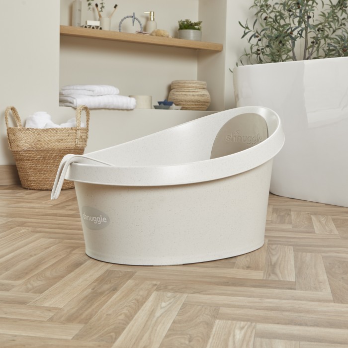 Recipient pentru clatirea cu apa cu margine moale - ECO - Cookie & Cream - Shnuggle