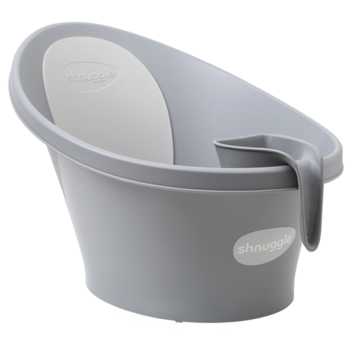 Recipient pentru clatirea cu apa cu margine moale - Grey - Shnuggle