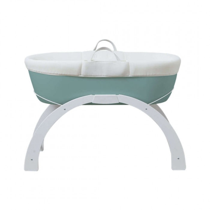 Patut portabil pentru bebelusi - Dreami Moses - Eucalyptus - Shnuggle