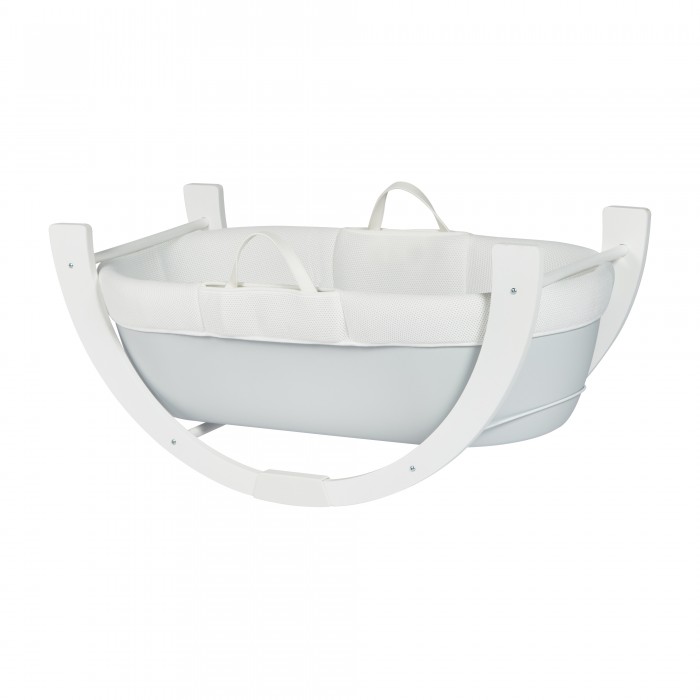 Patut portabil pentru bebelusi - Deami Moses - Grey - Shnuggle