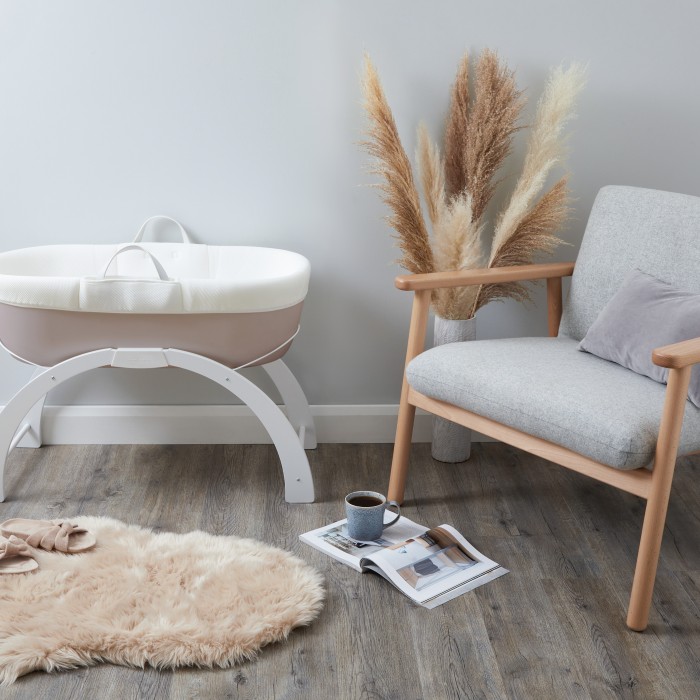 Patut portabil pentru bebelusi - Deami Moses - Grey - Shnuggle