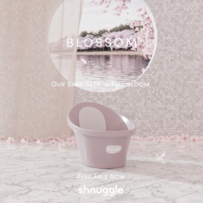 Cadita pentru bebelusi - Blossom Pink - Shnuggle