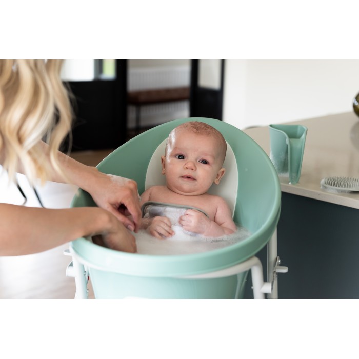 Pachet cadou Craciun cu 6 accesorii esentiale pentru baita  - Eucalyptus - Shnuggle