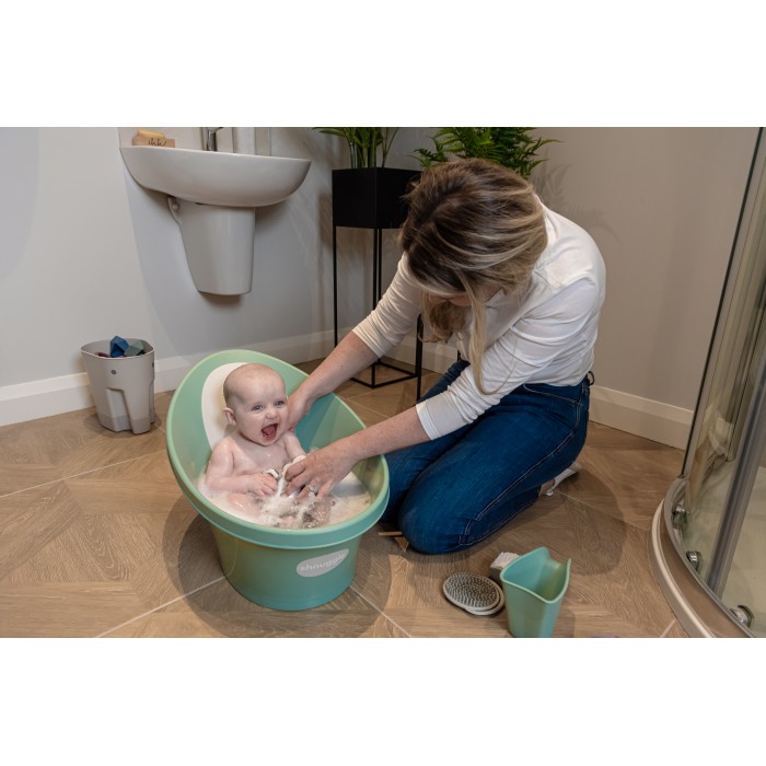 Cadita pentru bebelusi - Eucalyptus - Shnuggle