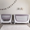 Patut pentru bebelusi - Air Cot - Stone Grey - Shnuggle