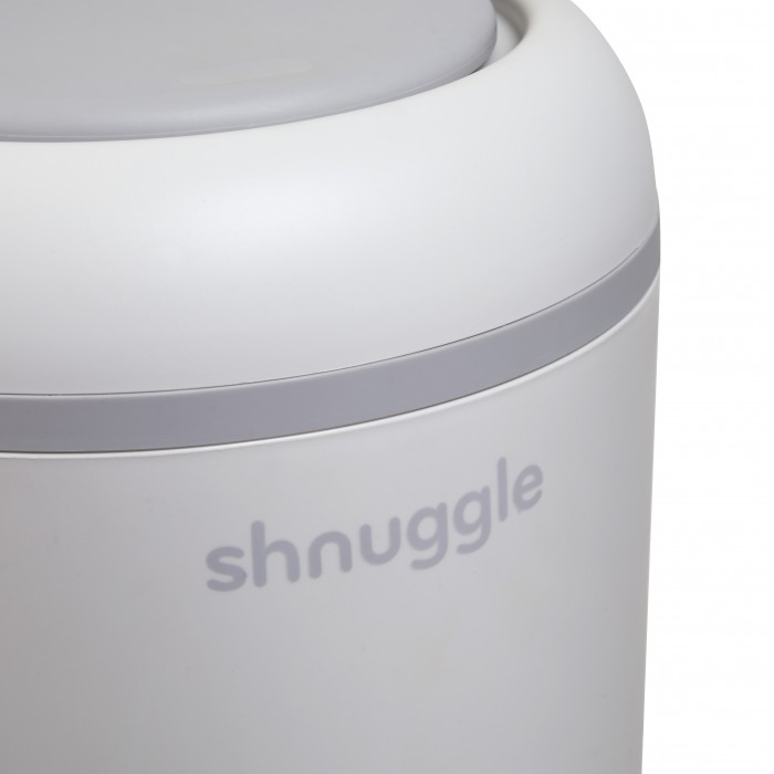 Cos pentru scutece - Eco-Touch - White/Grey - Shnuggle