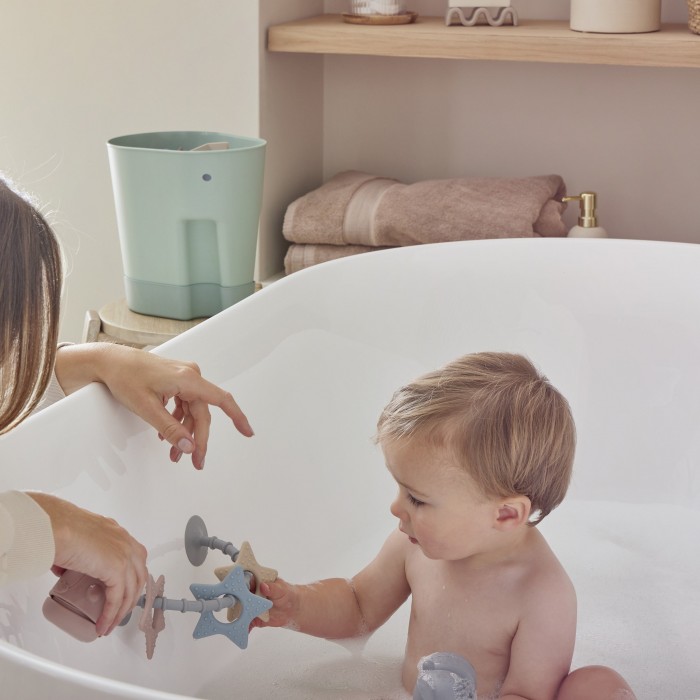 Jucarie senzoriala cu ventuze - Stick ‘n’ Play - Star - Shnuggle