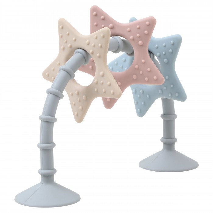 Jucarie senzoriala cu ventuze - Stick ‘n’ Play - Star - Shnuggle