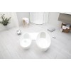 Cada pentru copii - White/Grey - Shnuggle