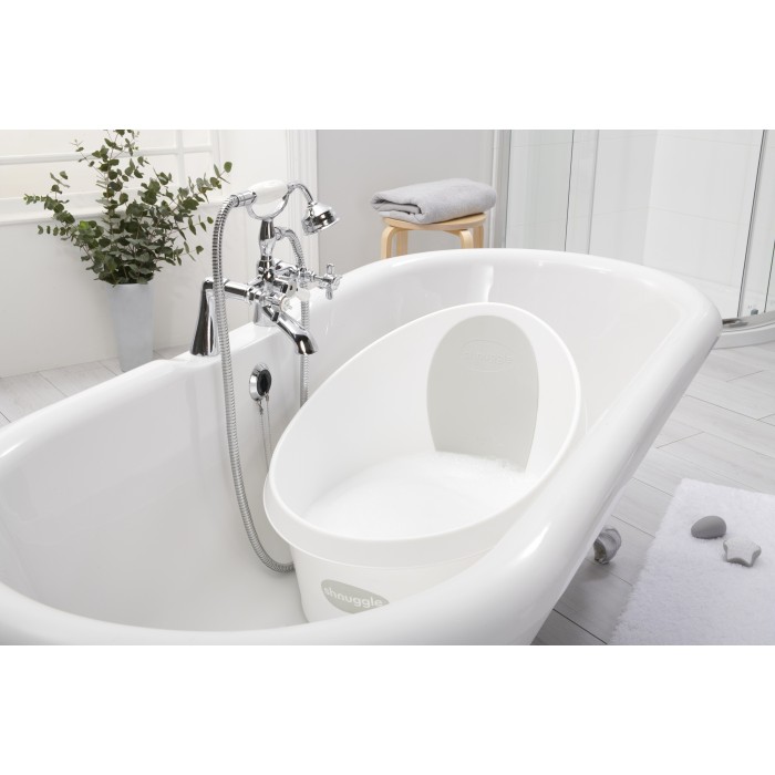 Cada pentru copii - White/Grey - Shnuggle