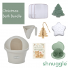 Pachet cadou Craciun cu 6 accesorii esentiale pentru baita  - Eco - Cookies & Cream - Shnuggle